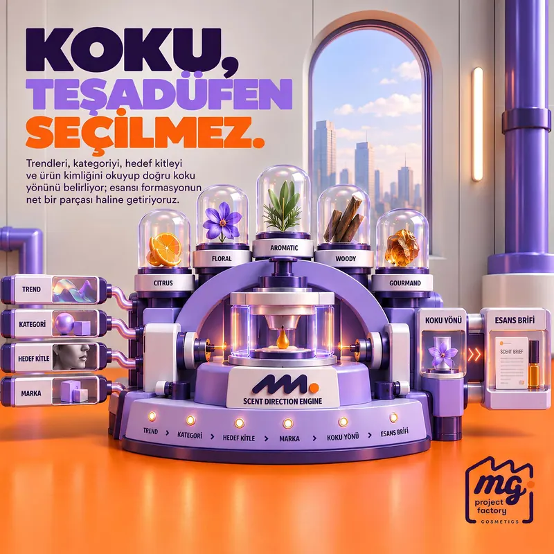 Koku, tesadüfen seçilmez.